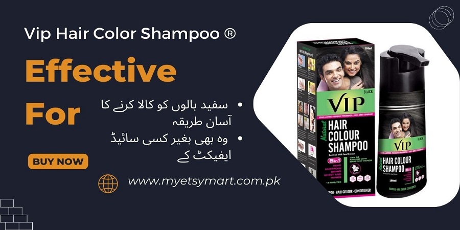 Vip Hair Colour Shampoo - myetsymart.com.pk